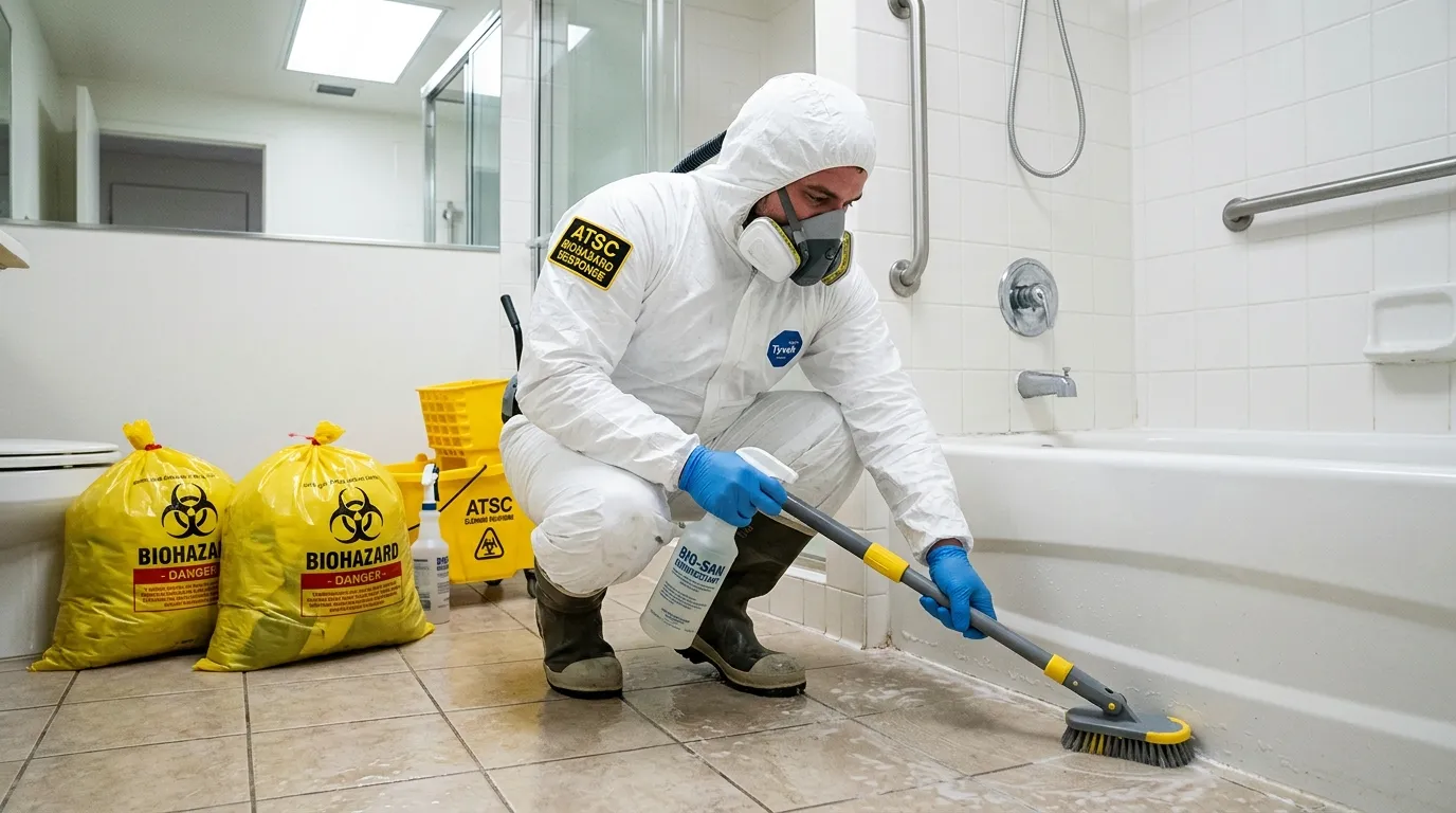 Decontamination equipment deployed for Blood Cleanup in Franklin